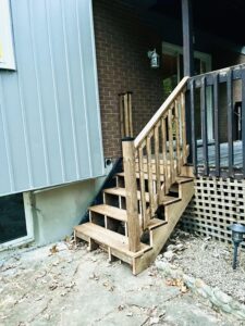 Deck Stairs Replacement in Waterloo