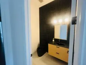 Powder Room Renovation in Kitchener