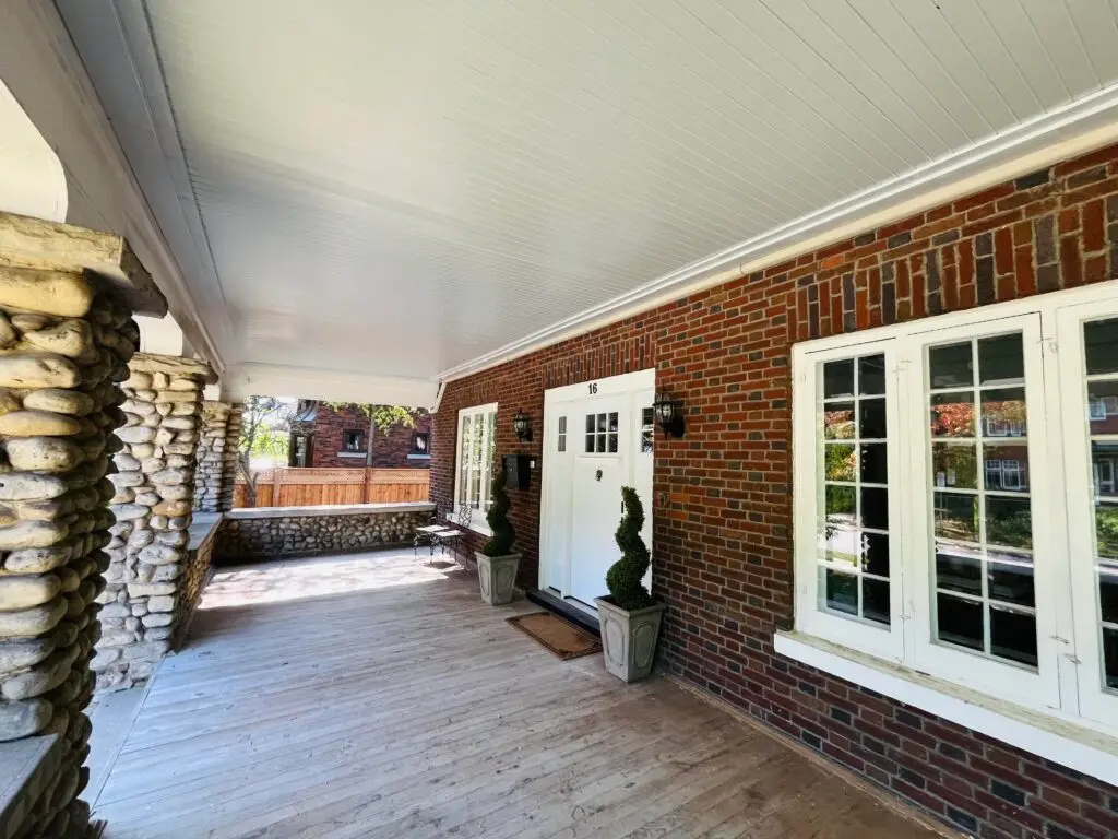 Porch Ceiling Renovation in Waterloo