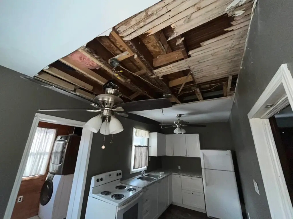 Kitchen Ceiling and Flooring Repair in Kitchener — ceiling repair